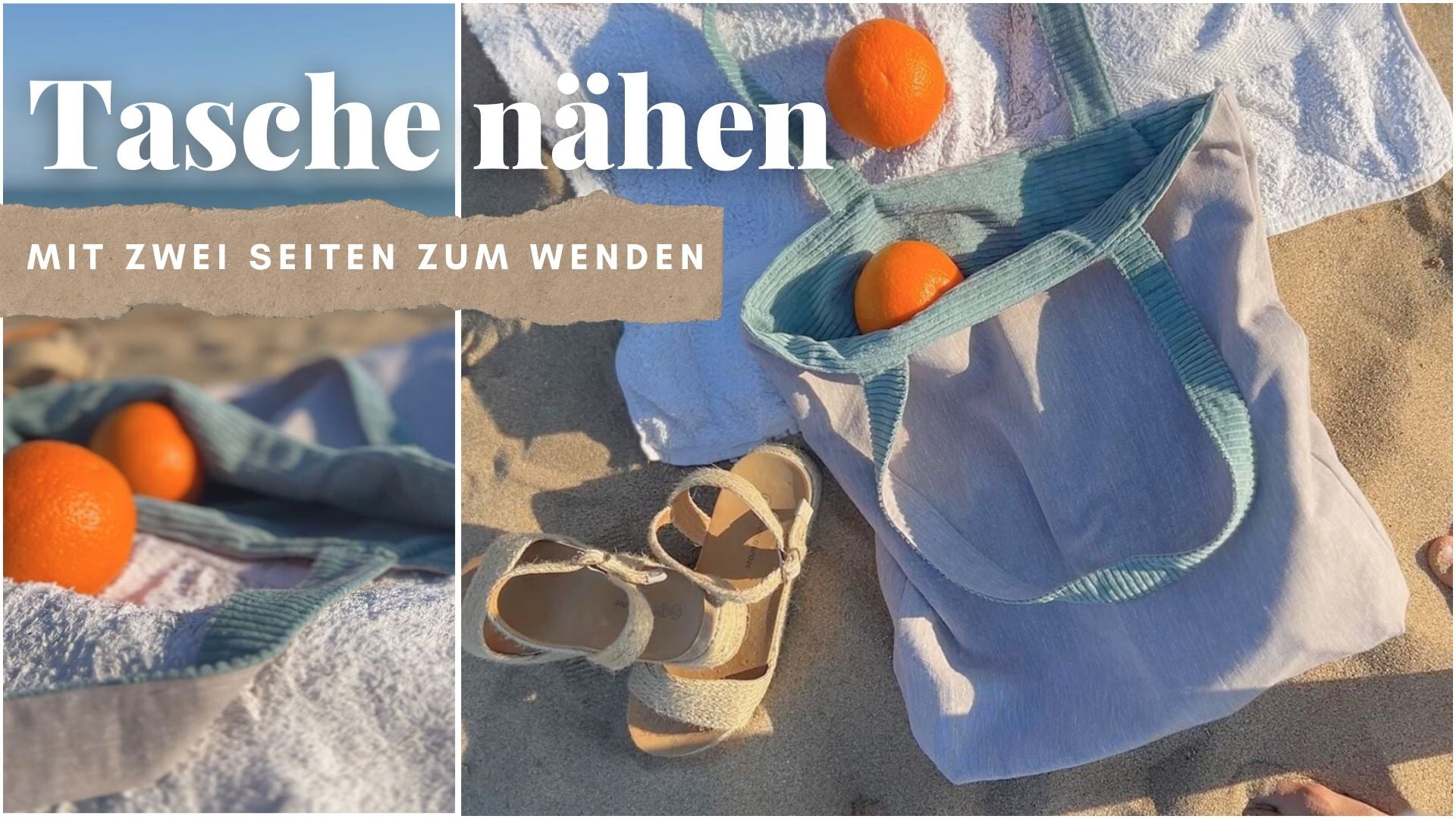 DIY - Tasche nähen ohne Schnittmuster