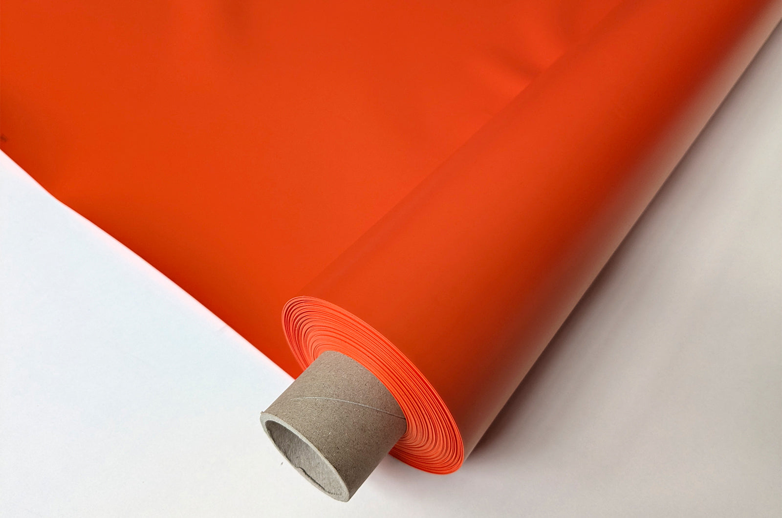 Kaufen 420-orange Lackfolie Premium Meterware - Doppelt gelegt = 2 x (15m x 130cm) auf 30 Meter Rolle