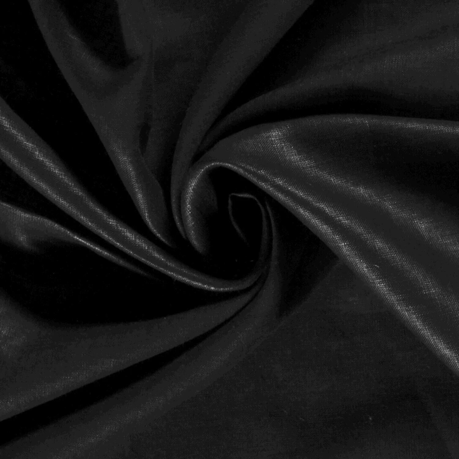 Buy 069-black Summer linen fabric sold by the meter - pure linen, 100% linen, linen fabric *from 50cm 