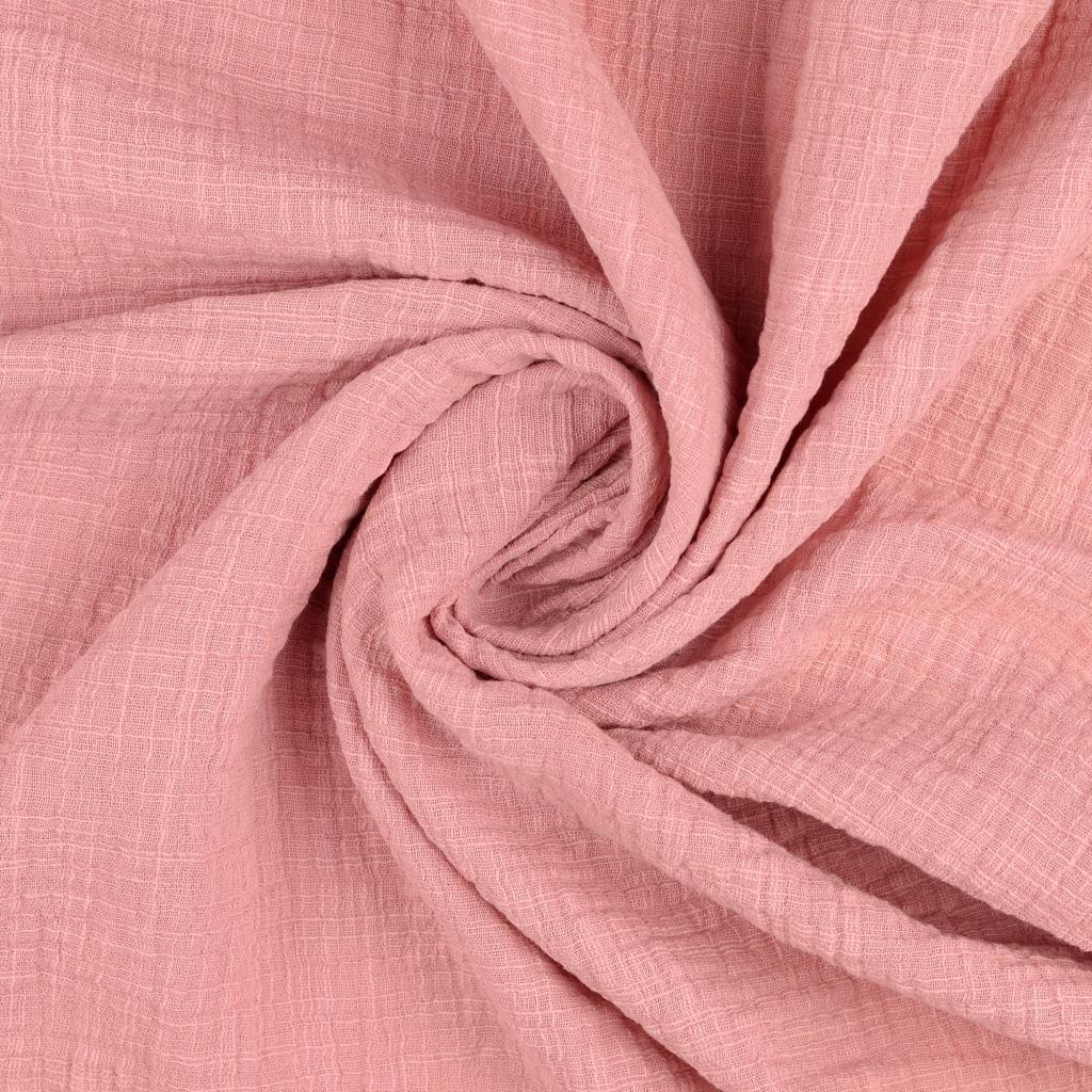 Buy 011-rose Muslin linen look *From 25 cm