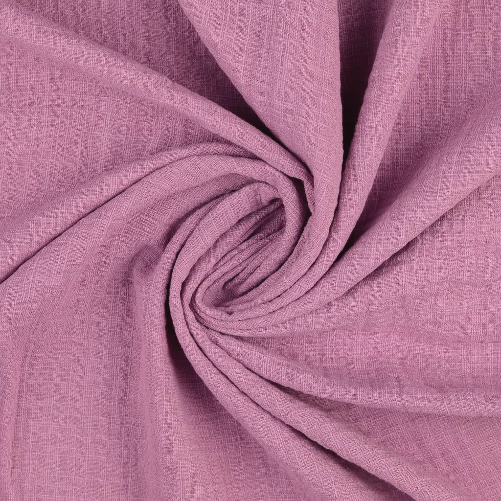Buy 017-old-pink Muslin linen look *From 25 cm