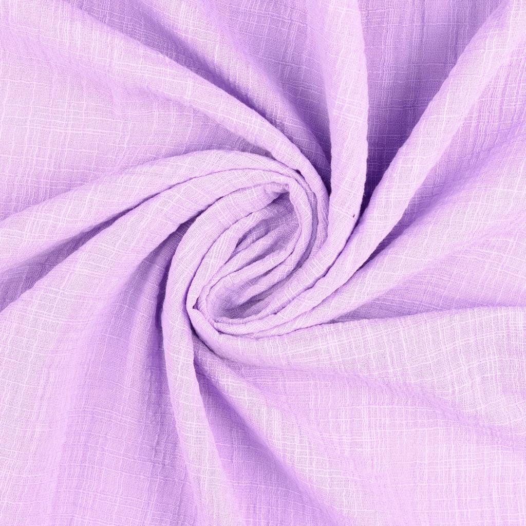Buy 042-lilac Muslin linen look *From 25 cm