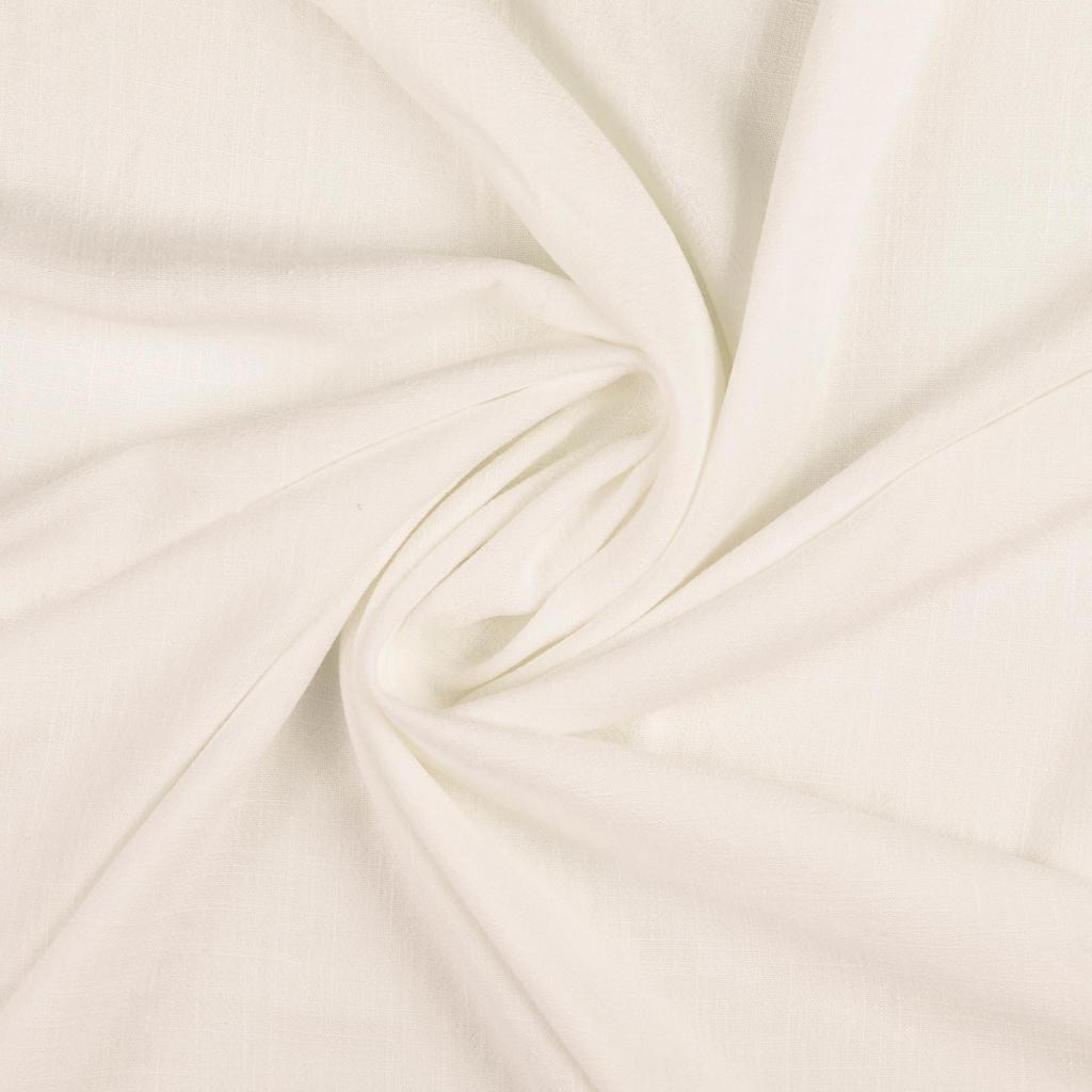 Buy 050-white Viscose linen * From 50 cm