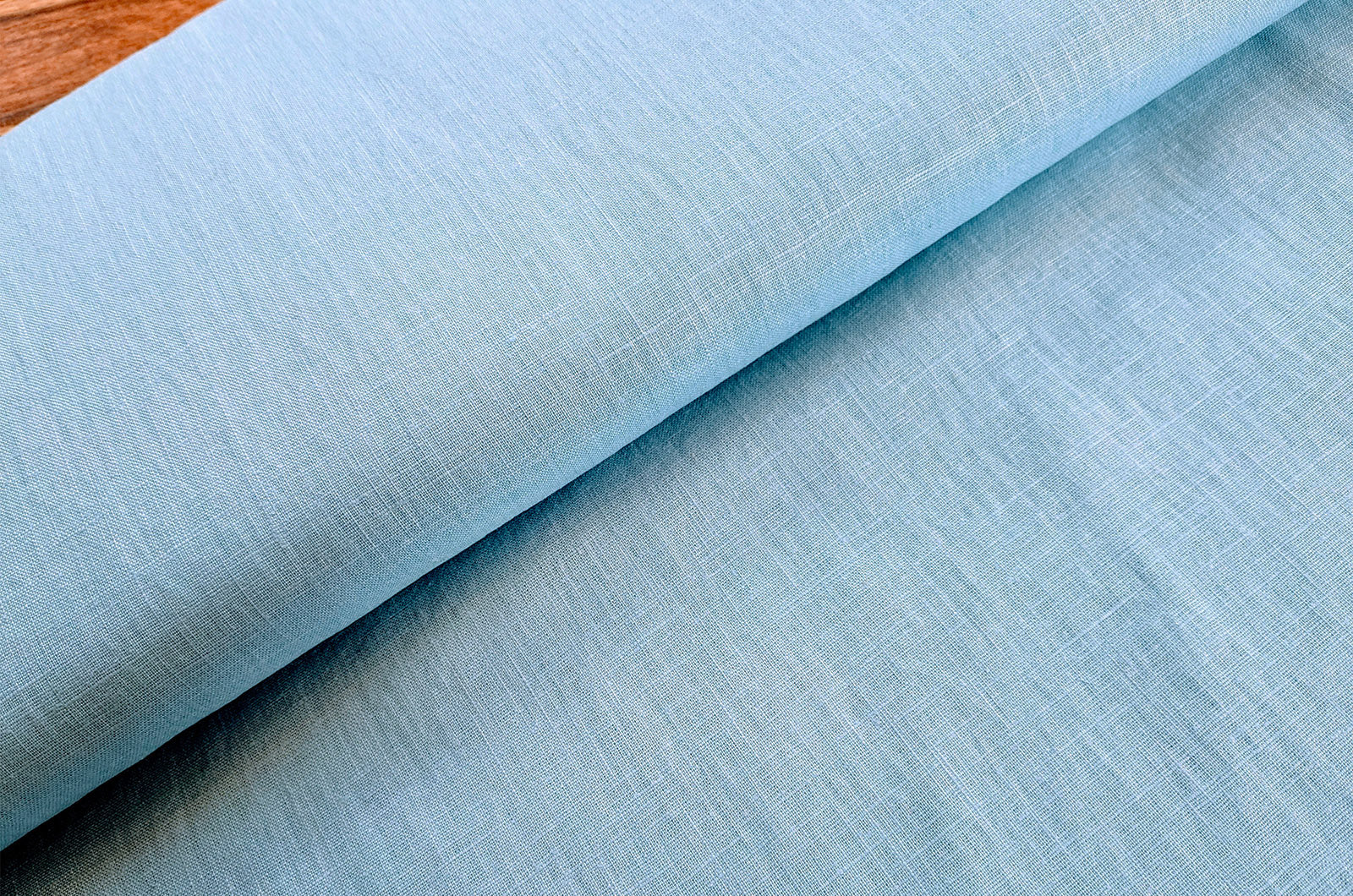 Buy 305-light-blue Washed summer linen * From 50 cm