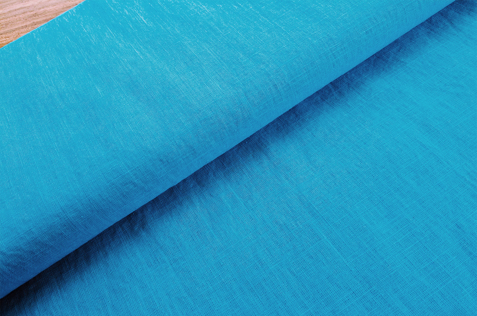 Buy 404-aqua Washed summer linen * From 50 cm