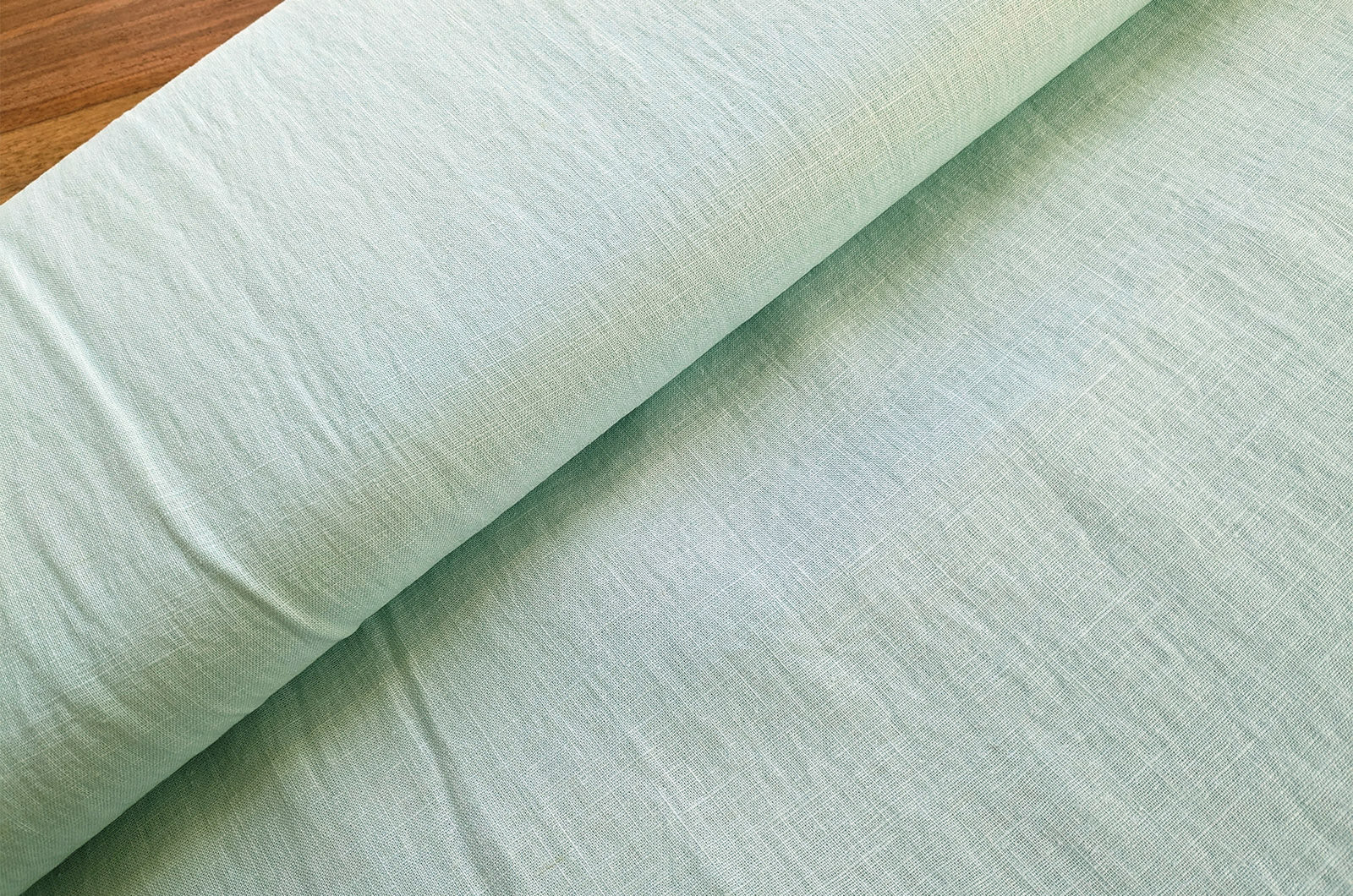 Buy 421-h-mint Washed summer linen * From 50 cm