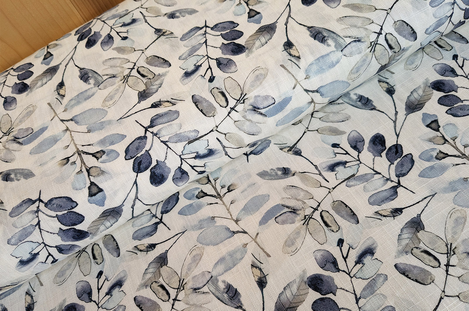 Acheter 005-branches-bleu-amp-gris Fleurs demi lin *Dès 50 cm