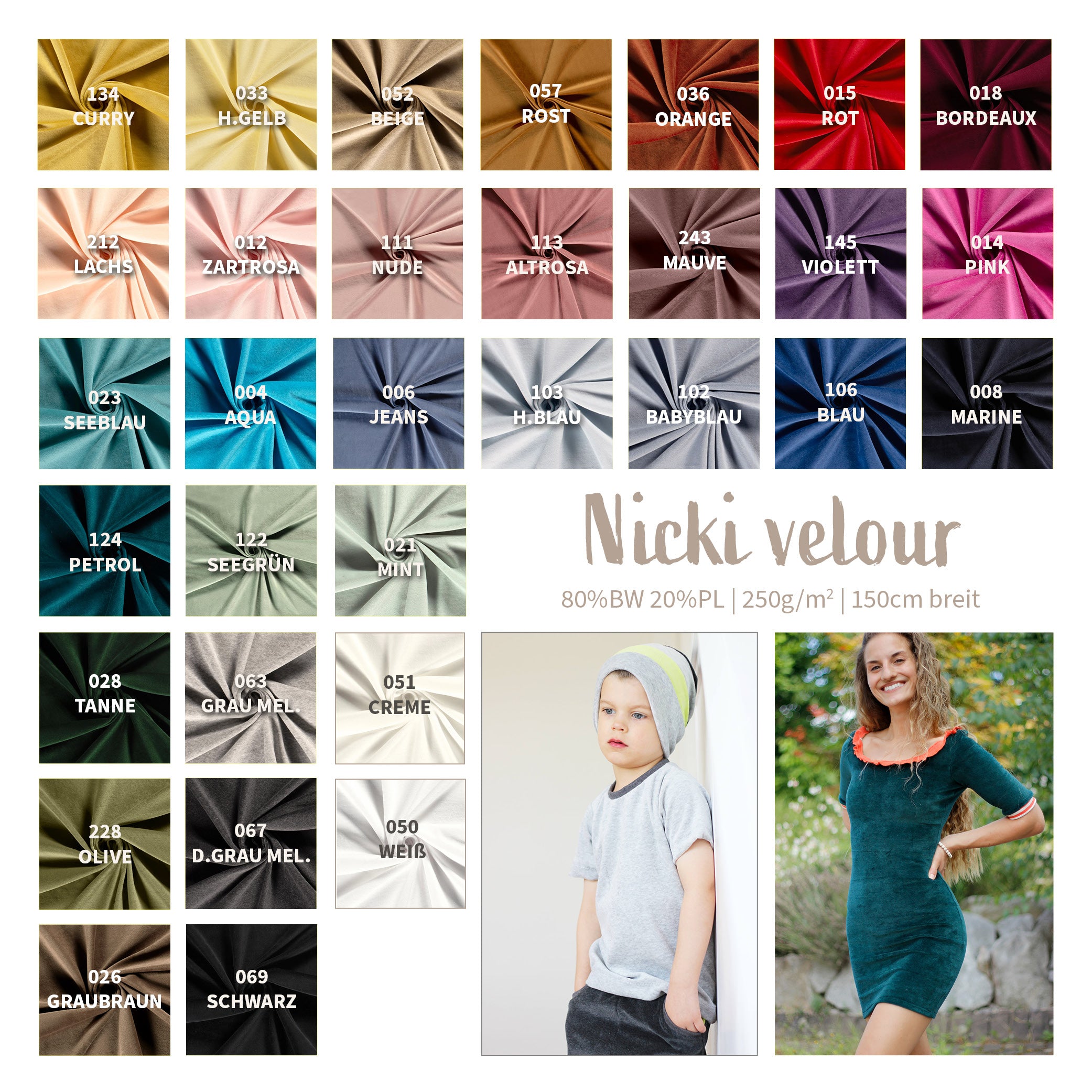 Nicki Velour * Ab 50 cm