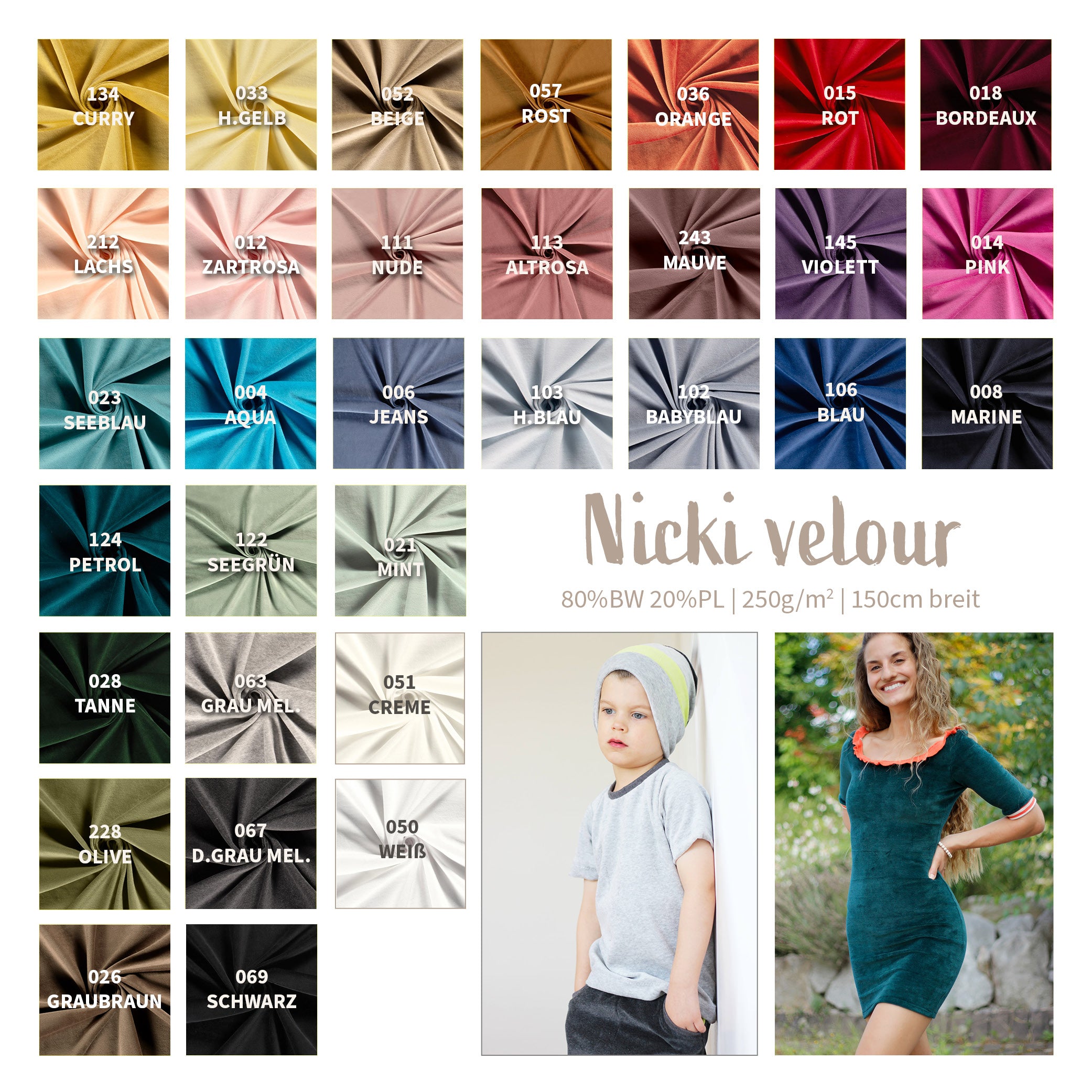 Nicki Velour * Ab 50 cm