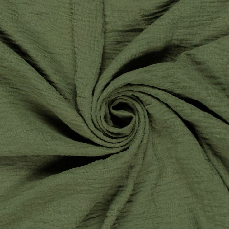 Kaufen 027-khaki Kreppstoff blown *Ab 50cm