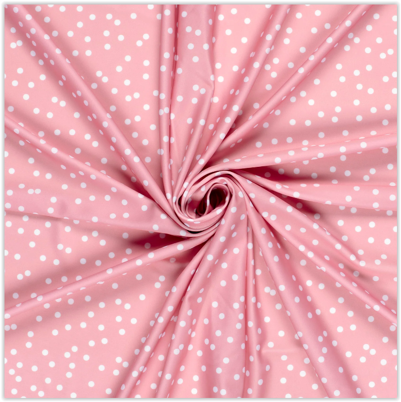 Kaufen 006-punkte-auf-rosa Badelycra bedruckt *Ab 50cm