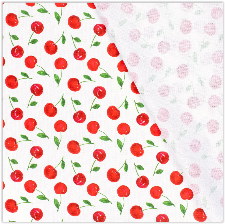 Decorative fabric half-panama fruits *From 50 cm