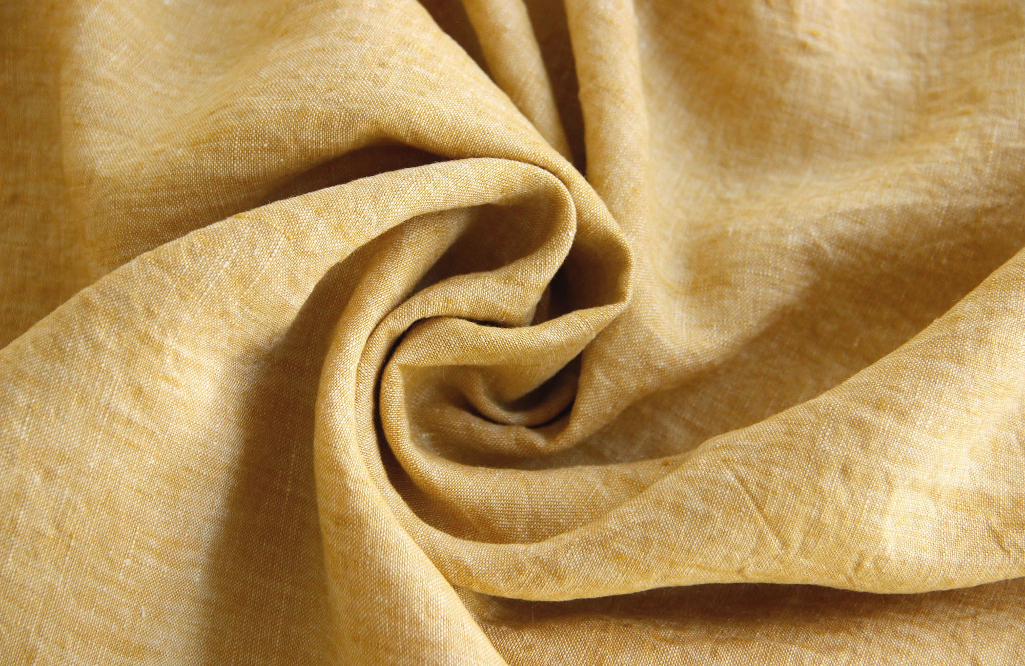 Buy 033-light-yellow Linen mottled * From 50 cm