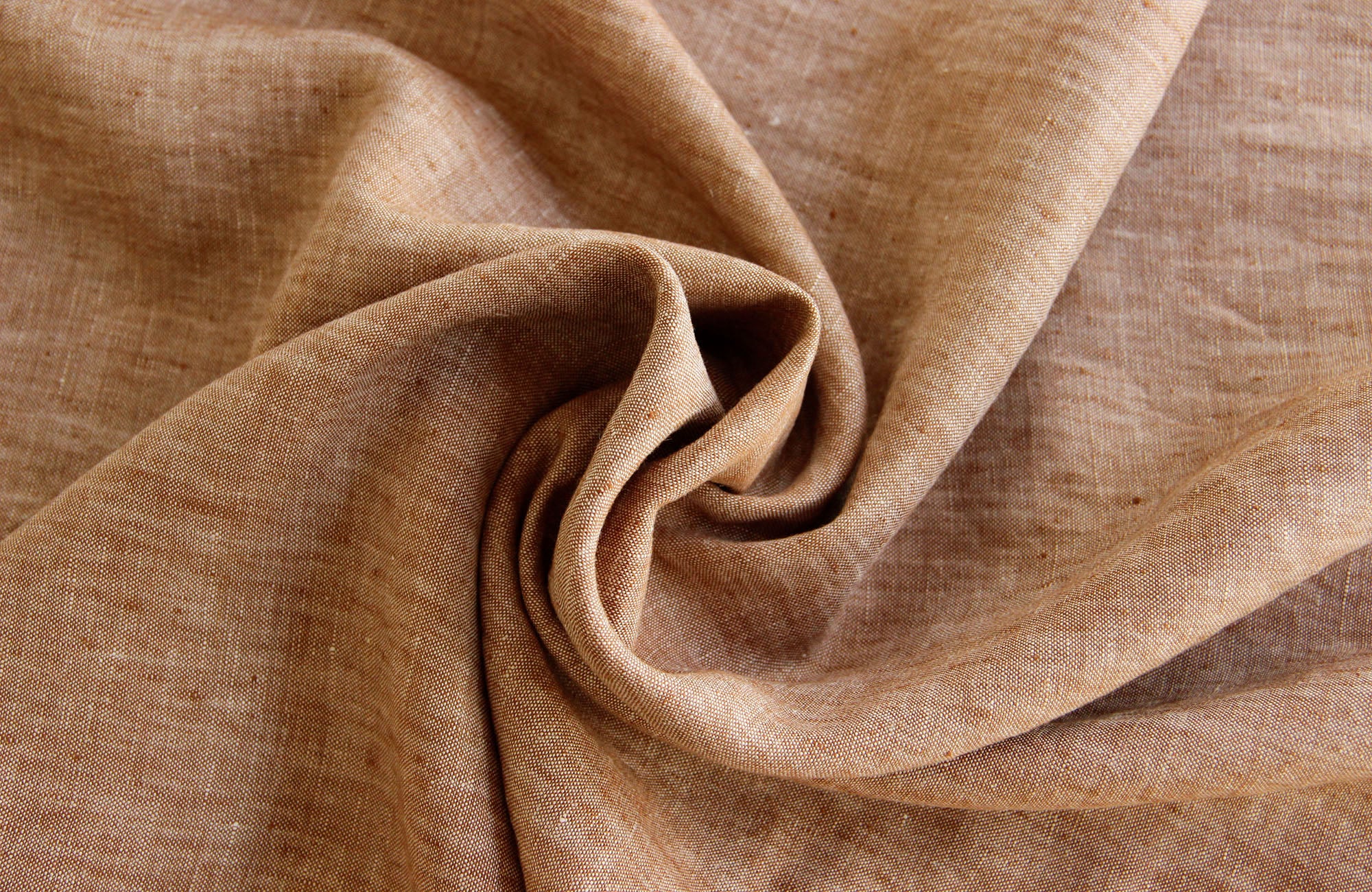 Buy 056-tobacco Linen mottled * From 50 cm