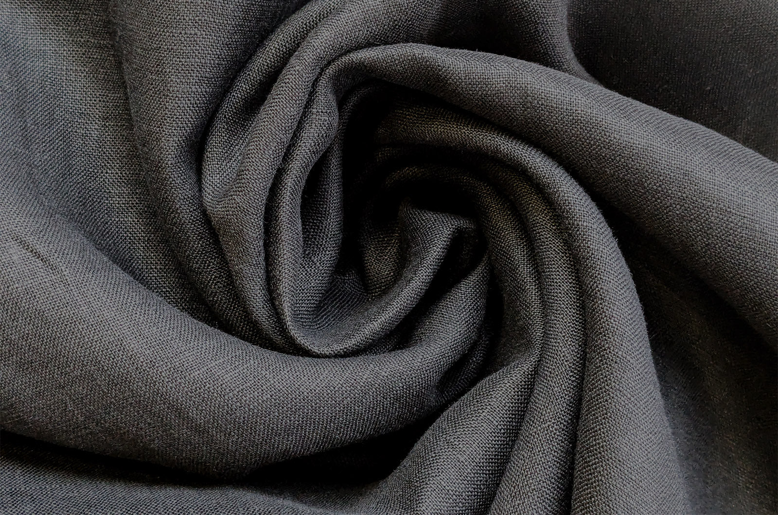 Buy 069-black Linen mottled * From 50 cm