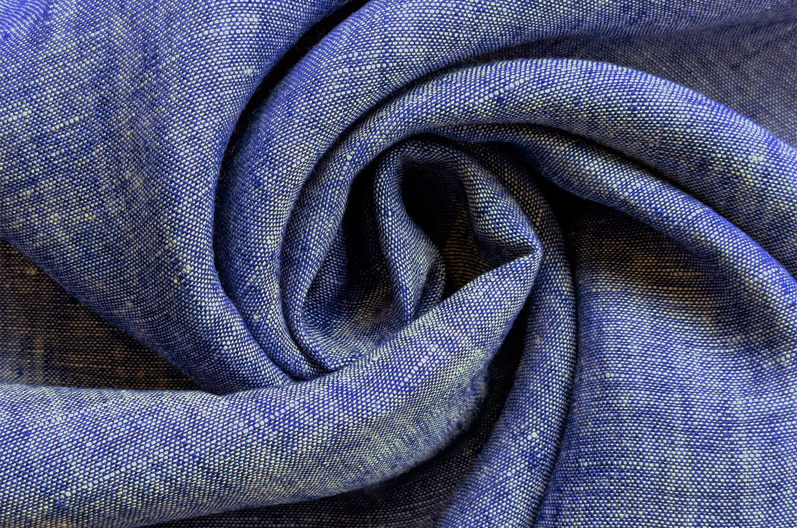 Buy 975-blau Linen mottled * From 50 cm