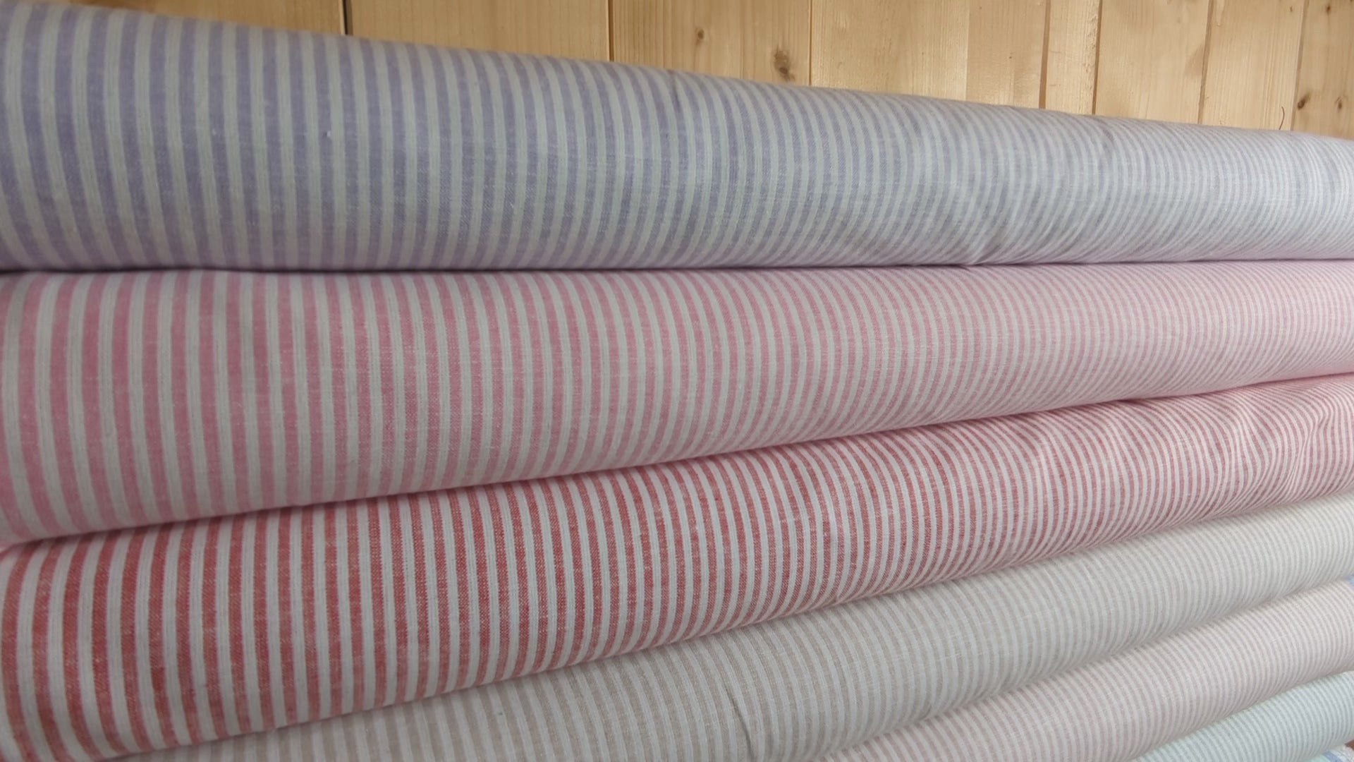 Half linen stripes * From 50 cm - 0