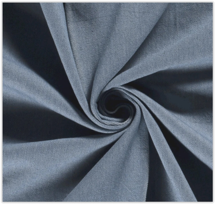 Indigo Dark Blue Plain Denim Upholstery Fabric by the Yard K3117 - KOVI  Fabrics